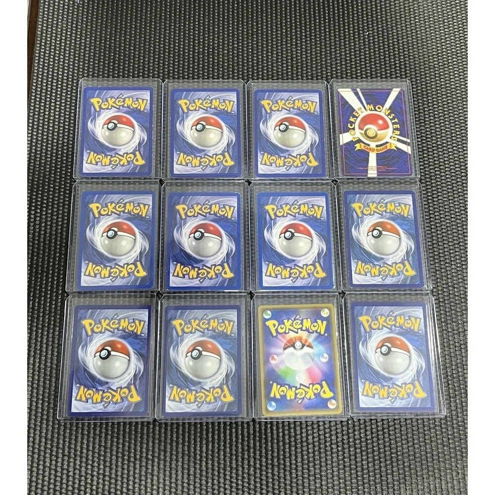 Vintage Pokemon Lot Dark Raichu Holo Zapdos Holo Haunter Pikachu Japanese - 12pc